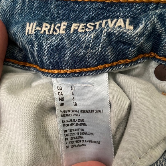 American Eagle Hi Rise Festival Shorts - Picture 5 of 5
